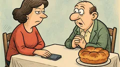 Виц: Ако жената крие телефона, пази рецепти